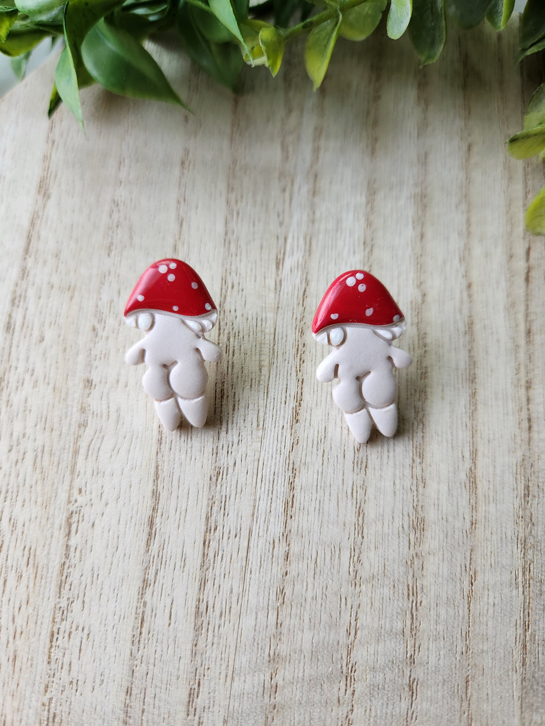 Mushie with a Tushie Mushroom Man Studs