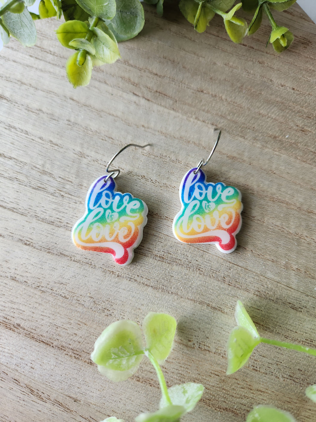 Love is Love Pride Dangles