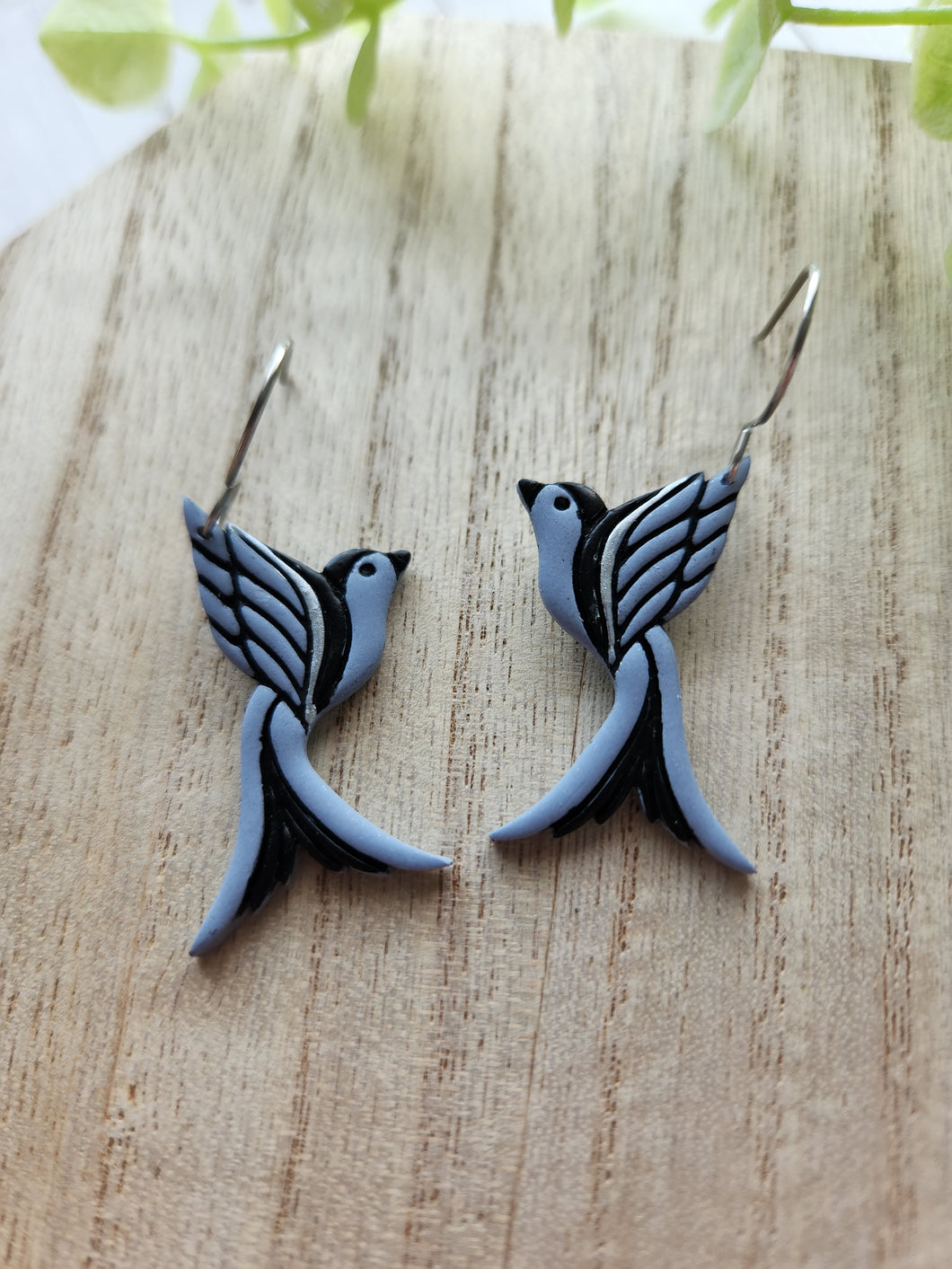 Blue Sparrow Dangles