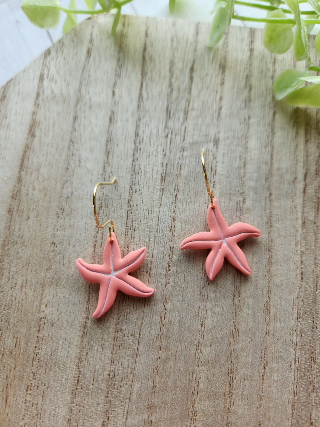 Coral Starfish Dangles