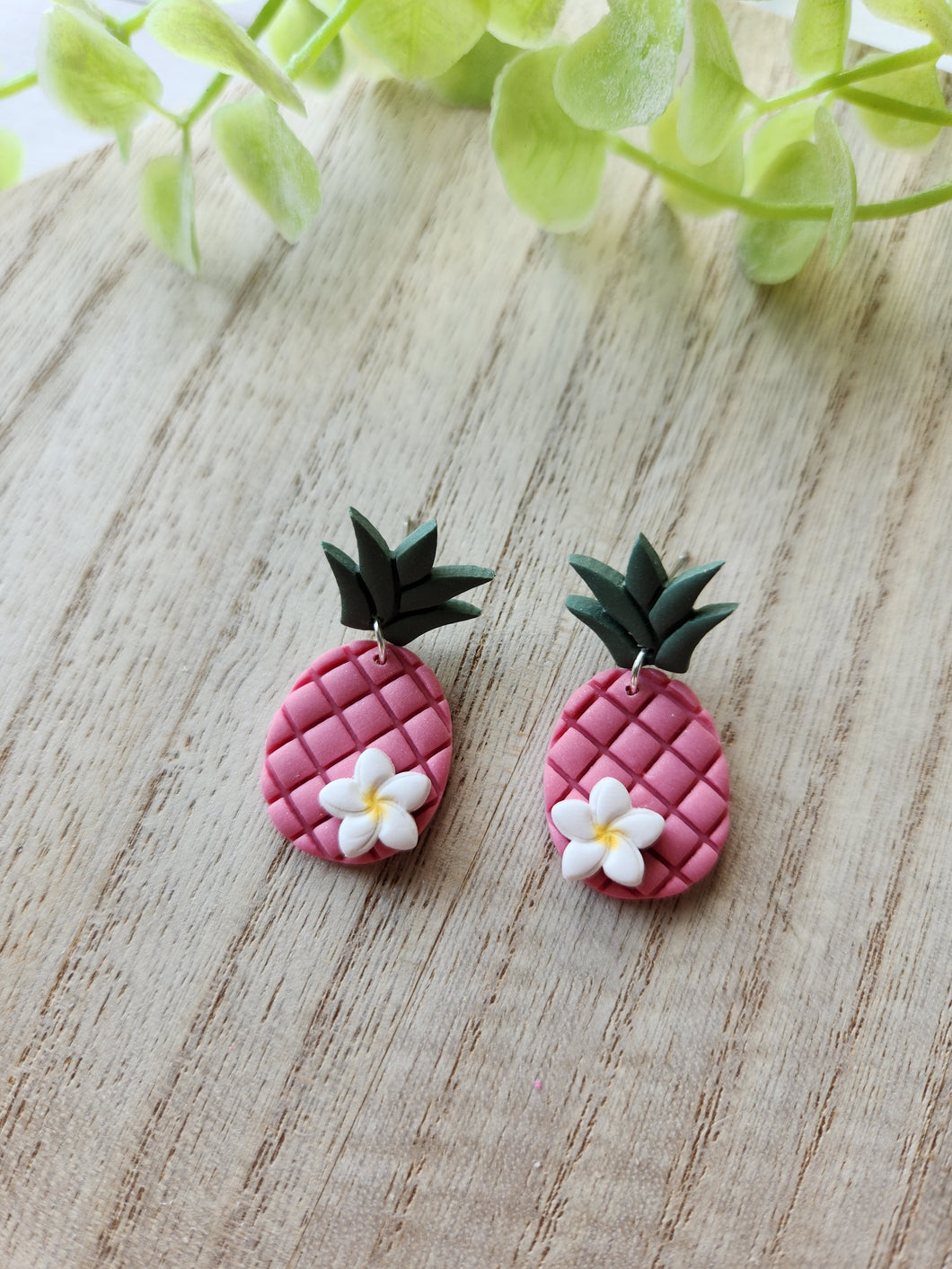 Pink Pineapple Dangles