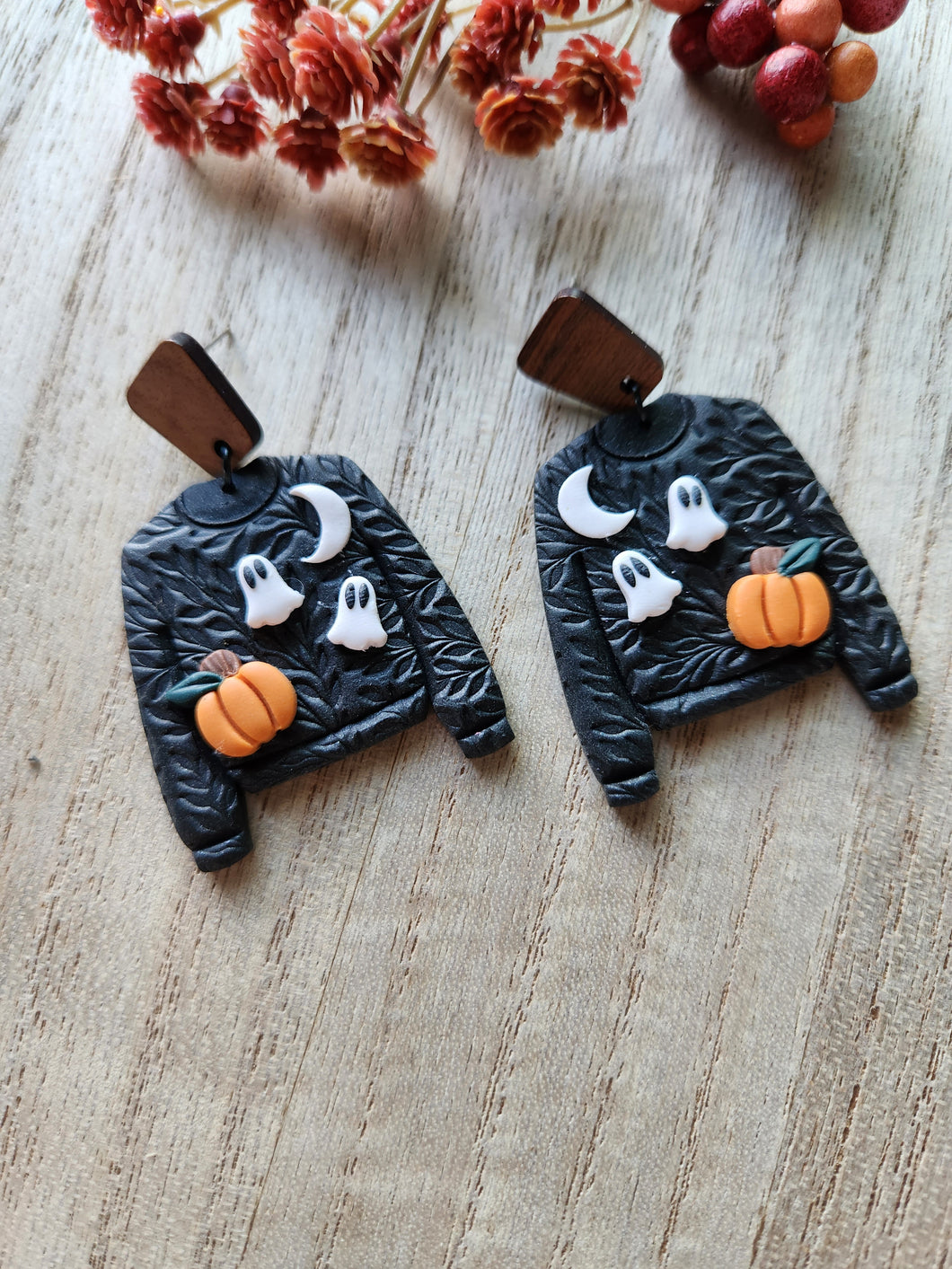 Large Spooky Sweater Dangles