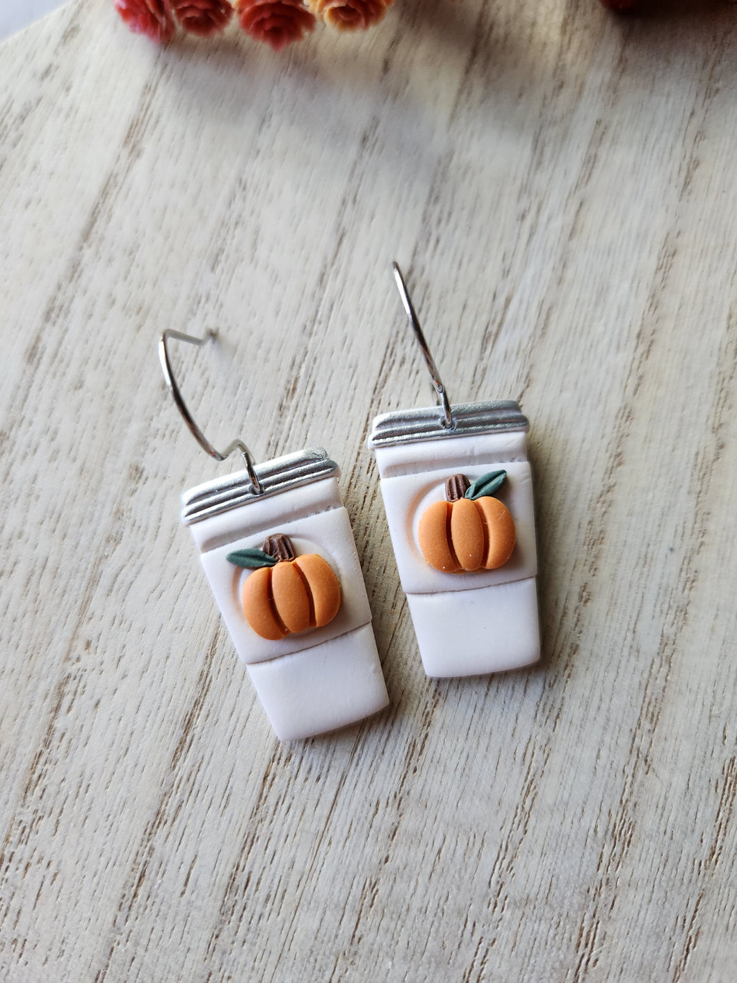 Large Pumpkin Spice Latte Dangles