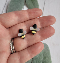 Load image into Gallery viewer, Bumble Bee Stud Earrings
