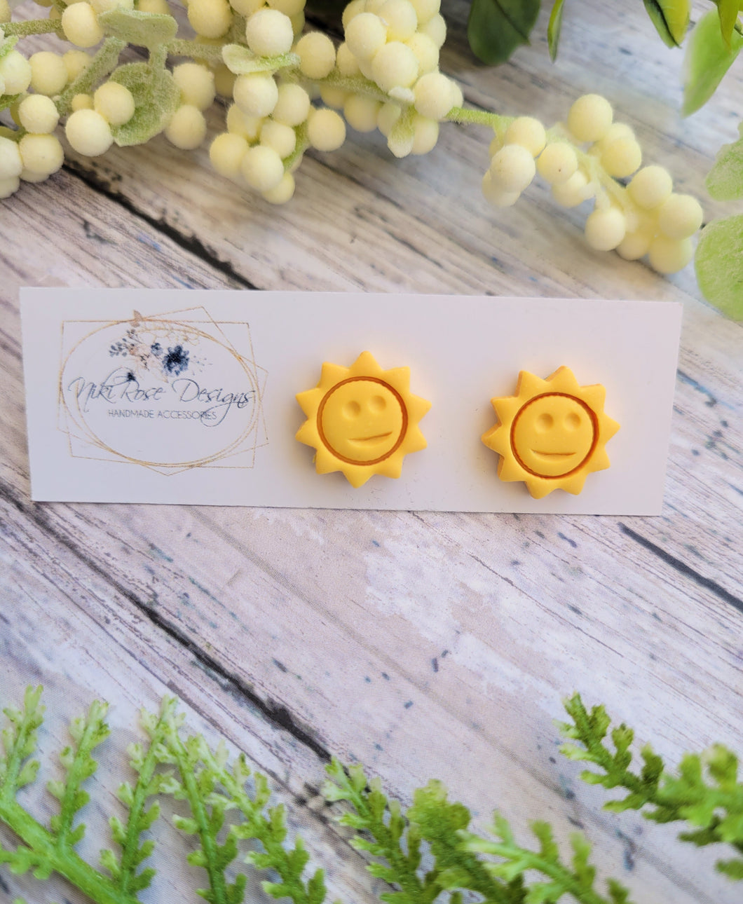 Happy Sunshine Studs