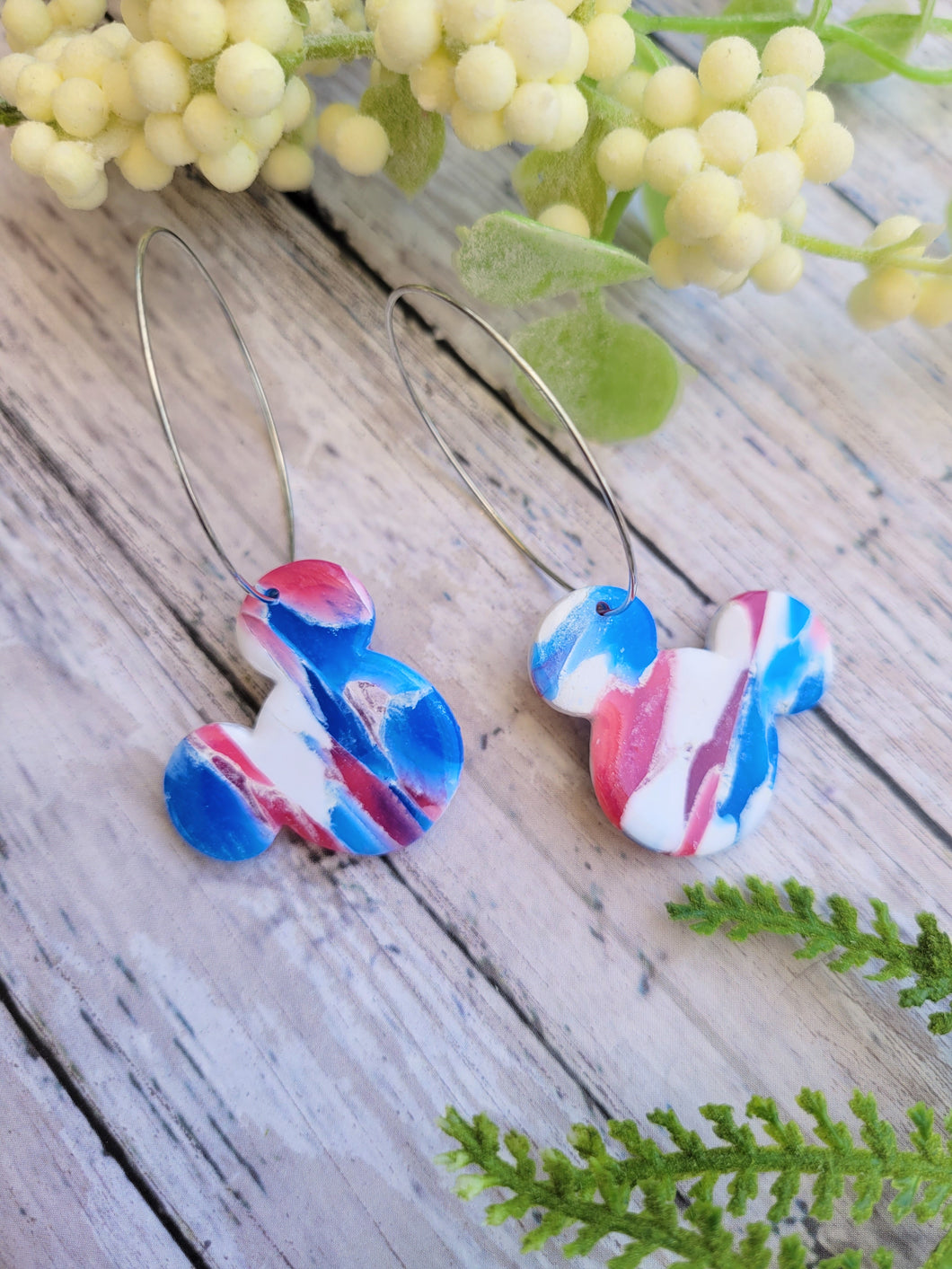 Patriotic Mouse Hoops