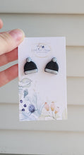 Load image into Gallery viewer, Beanie Hat Stud Clay Earrings
