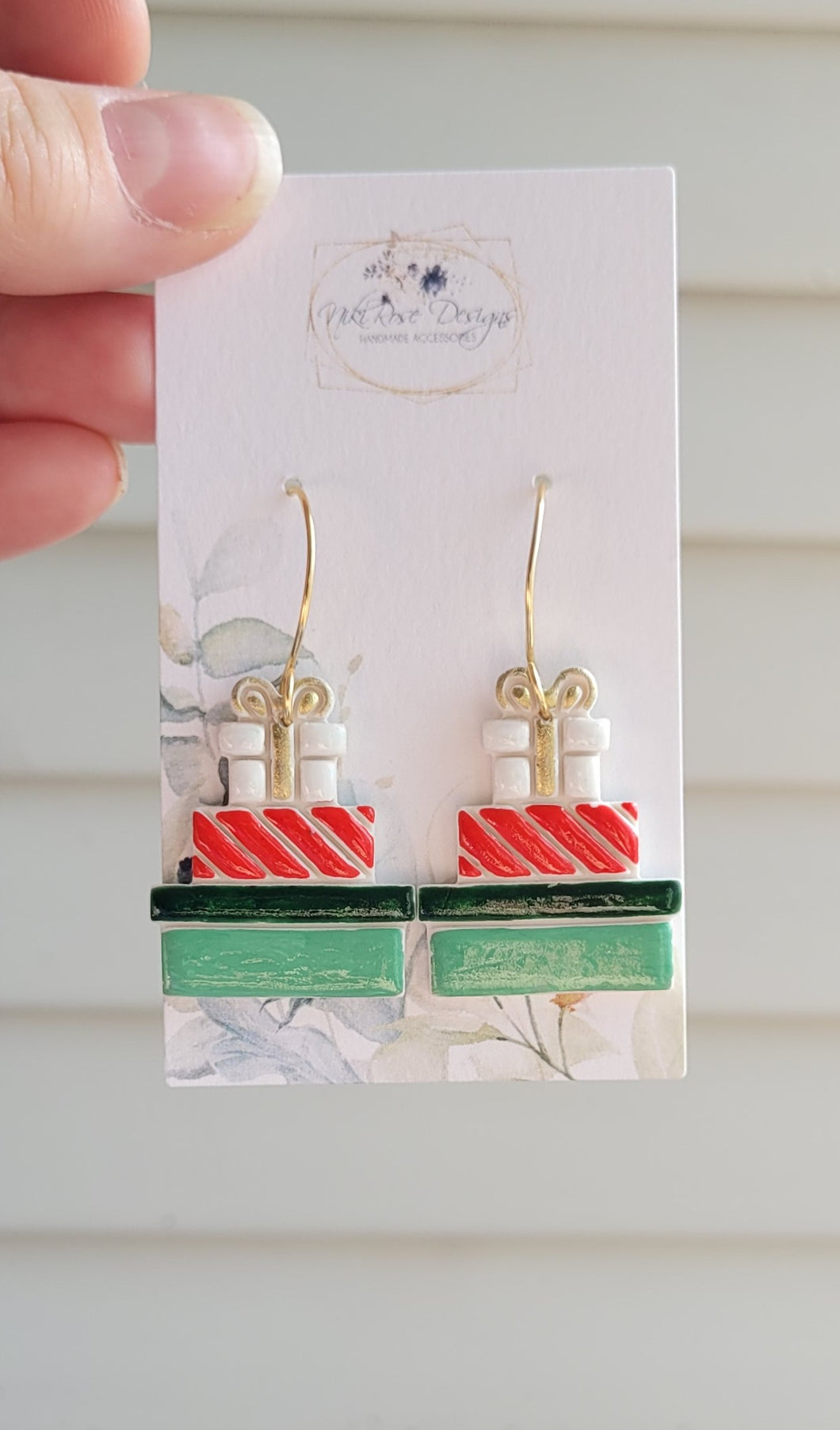 Stacked Presents Clay Earrings