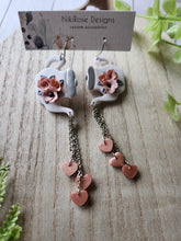 Load image into Gallery viewer, Pouring Teapots Dangle Clay Earrings
