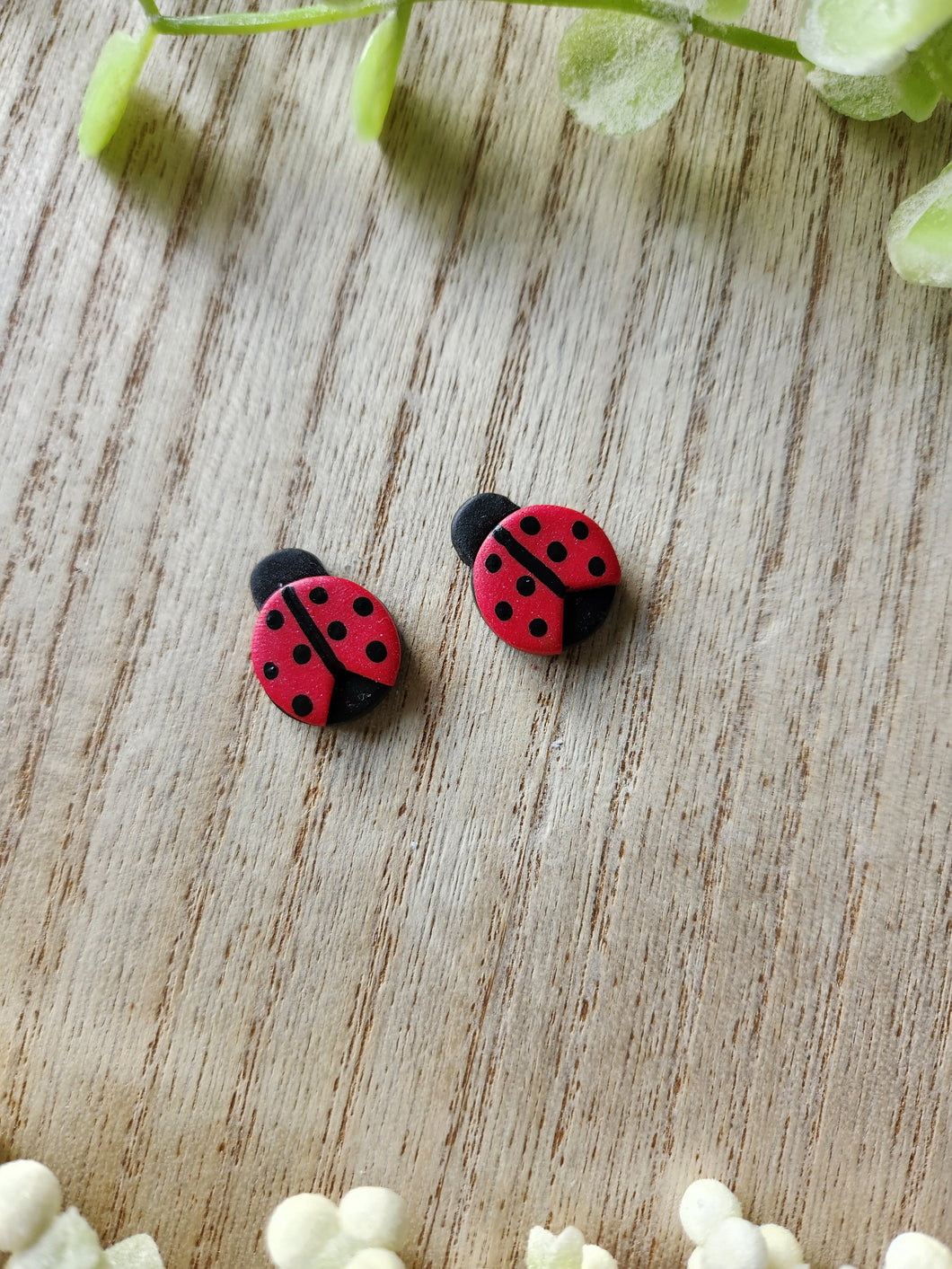 Ladybug Studs